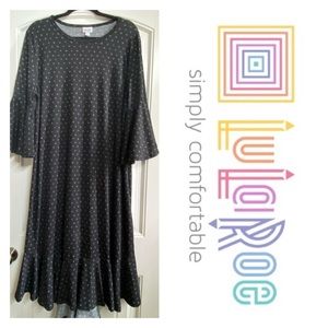 LuLaRoe Black & White Maurine Dress